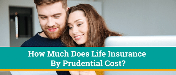 Couple reviewing the costs for life insurance and are happy with the quote they received